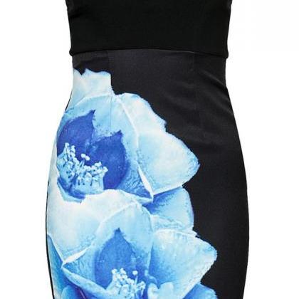 Fashionwear Flower Print Party Dress