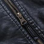Fashionwear Black Soft Pu Slim Jacket