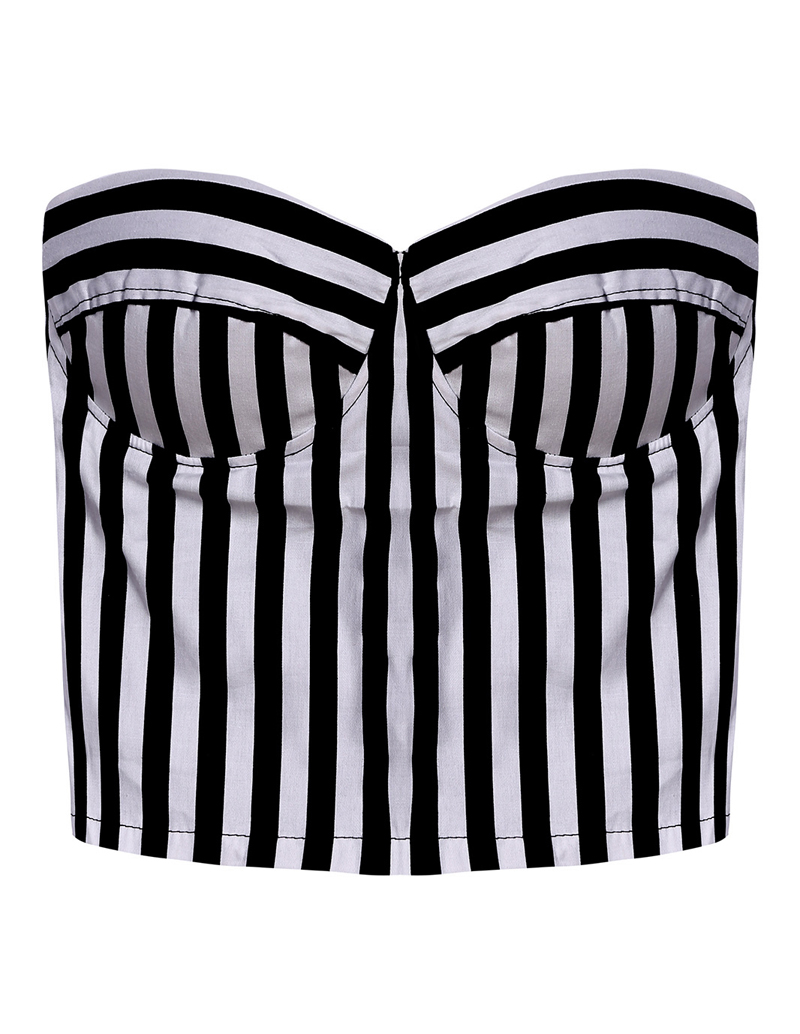 Fashionwear Strapless Stripe Vest on Luulla