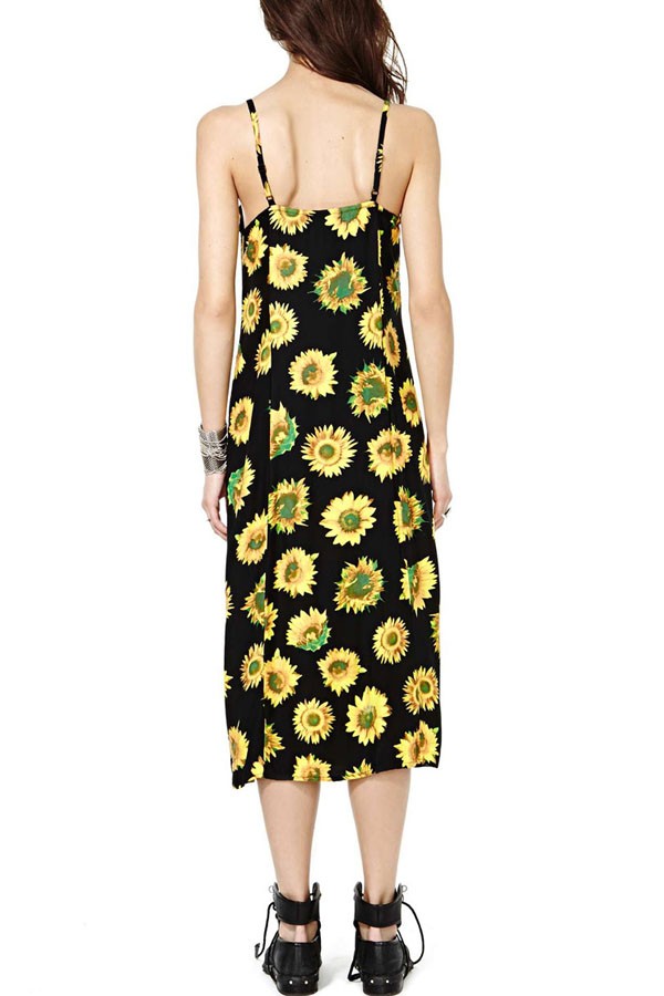 torrid sunflower maxi dress